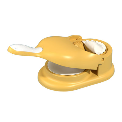 2 in 1 Dumpling & Samosa Maker Tool in yellow