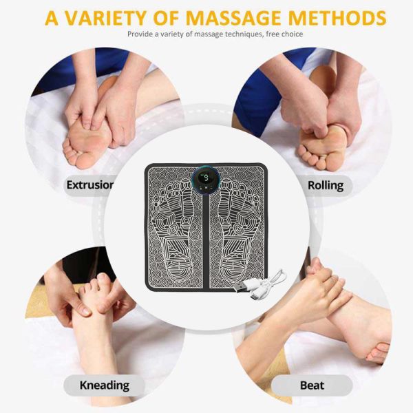 EMS Foot Massager Mat – Electric Pain Relief & Blood Circulation Pad