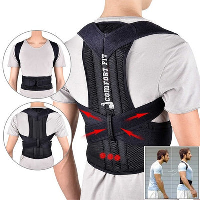 Adjustable Posture Corrector Belt – Back & Spine Support for Pain Relief