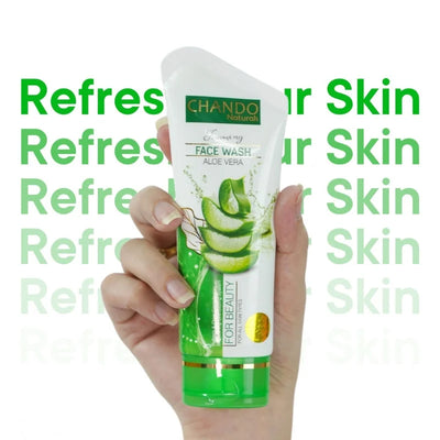 Aloe Vera gel face cleanser for sensitive skin