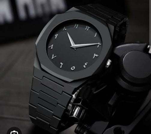 Aura Quartz Watch with Arabic Dial