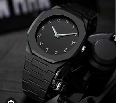 Aura Quartz Watch with Arabic Dial