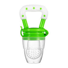 Baby Fruit Feeder Pacifier Silicone Design in green