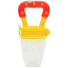 Baby Fruit Feeder Pacifier Silicone Design in yellow