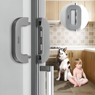 Child Safety Fridge Lock – Self Adhesive Double Button Guard