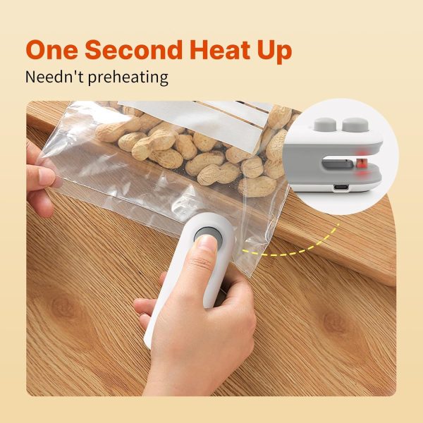 2-in-1 Mini Sealing Machine – USB Rechargeable & Portable