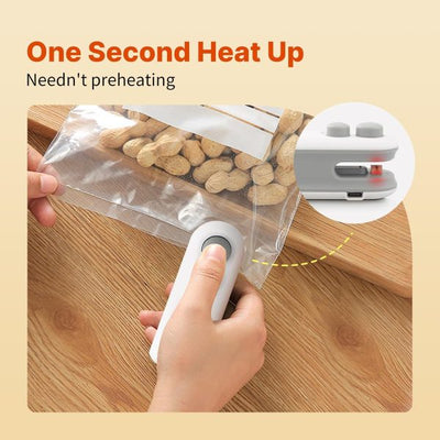 2-in-1 Mini Sealing Machine – USB Rechargeable & Portable
