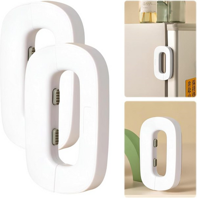 Child Safety Fridge Lock – Self Adhesive Double Button Guard