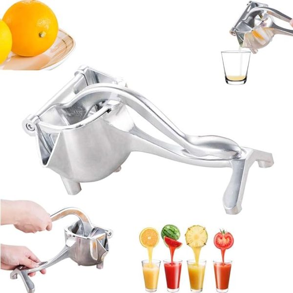 Premium Stainless Steel Hand Juicer – Easy Citrus Press for Fresh Healthy Juice