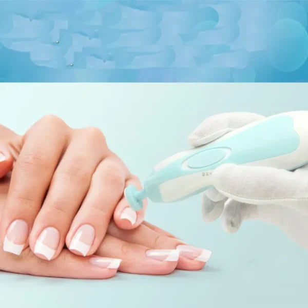 Safe Electric Baby Nail Cutter | LED Trimmer & Grooming