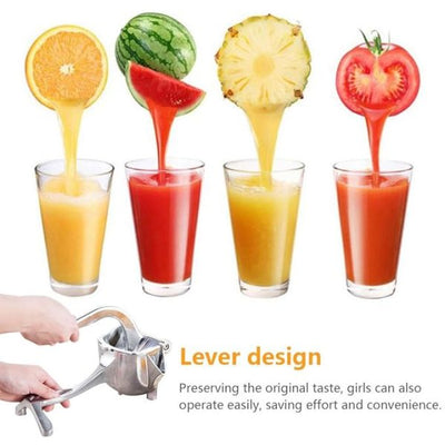 Premium Stainless Steel Hand Juicer – Easy Citrus Press for Fresh Healthy Juice