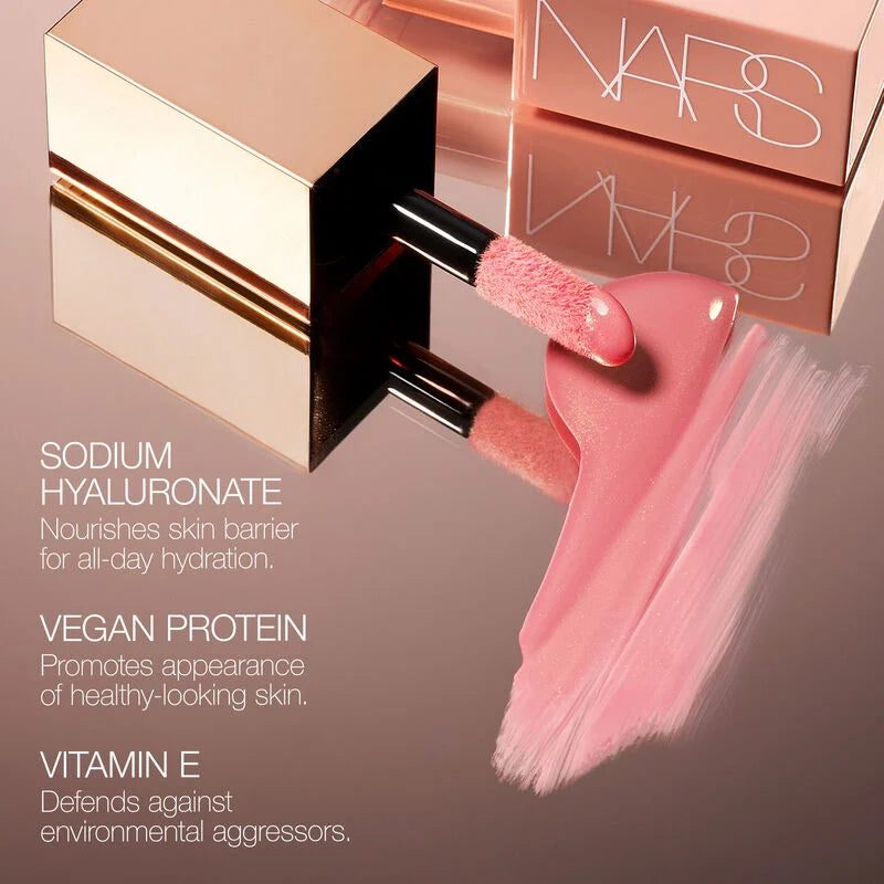 Ingredients of hydrating liquid blush with vitamin E