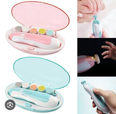 Safe Electric Baby Nail Cutter | LED Trimmer & Grooming