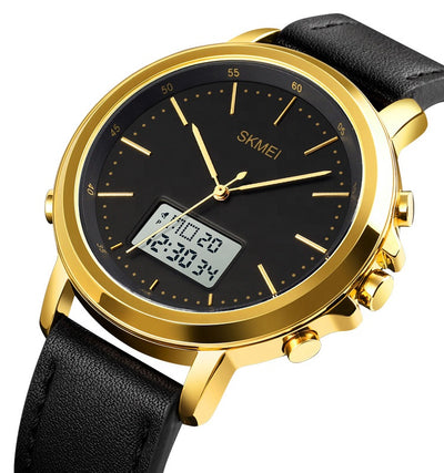 Skmei Men’s Digital Analog Watch 1652 in gold white