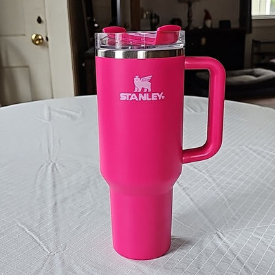 Stanley 40oz Vacuum Insulated Tumbler with Straw in pink