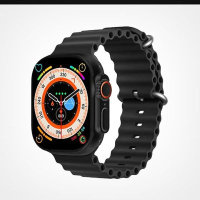 T800 smartwatch with HD digital display in black design