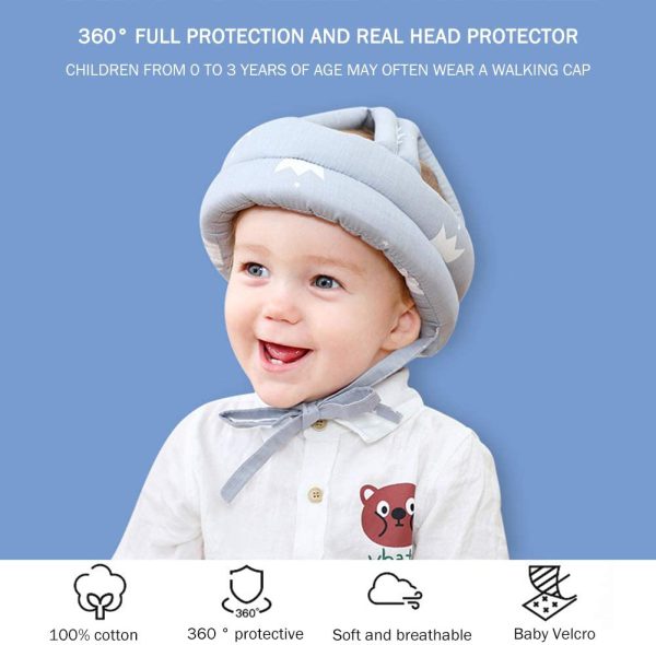 Soft Baby Safety Helmet – Head Protector for Crawling Kids