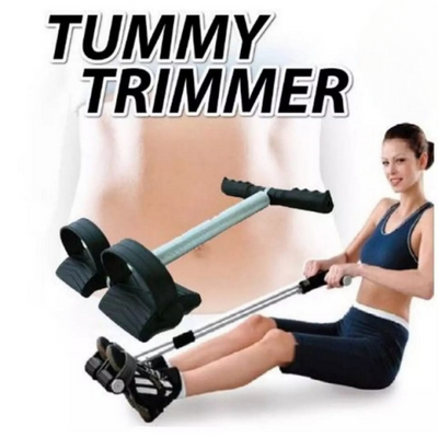 Tummy Trimmer Double Spring – Foot Pedal Resistance Band for Abs & Waist