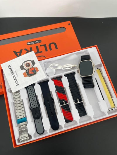 Ultra Smartwatch with Wireless Charging Kit