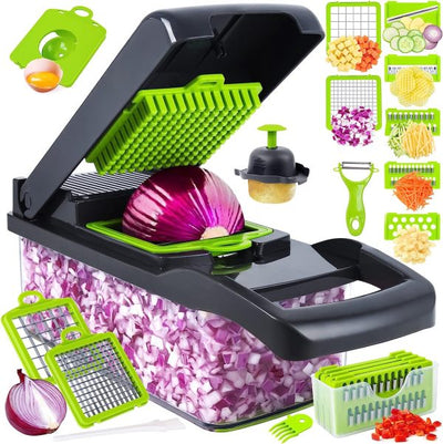 6-in-1 Vegetable Cutter and Mandoline Slicer Kitchen Tool